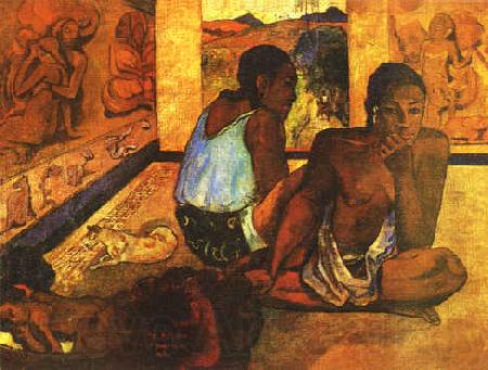 Paul Gauguin  Daydreaming Spain oil painting art